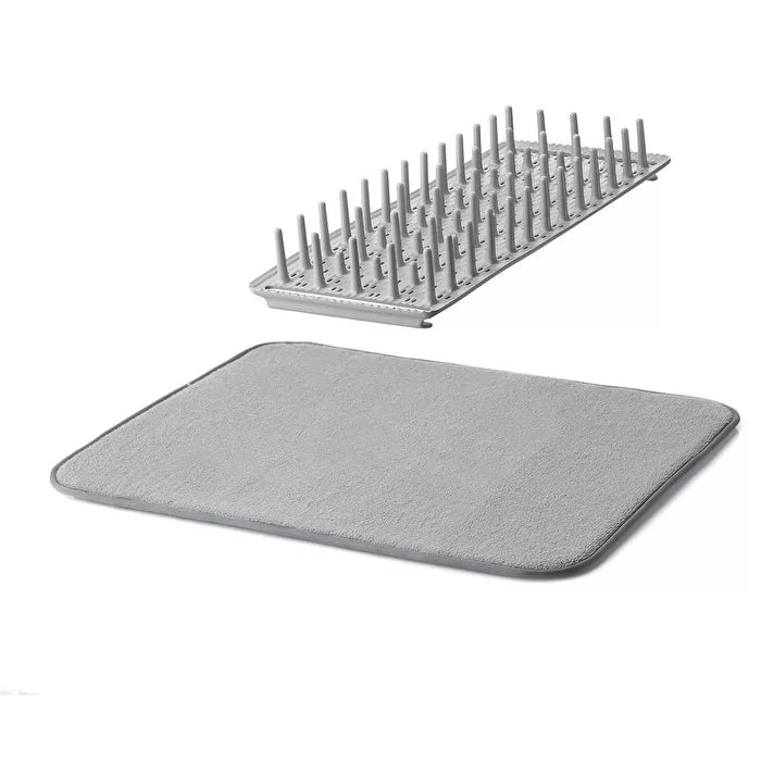 Dry&Safe Dish Drainer With Mat