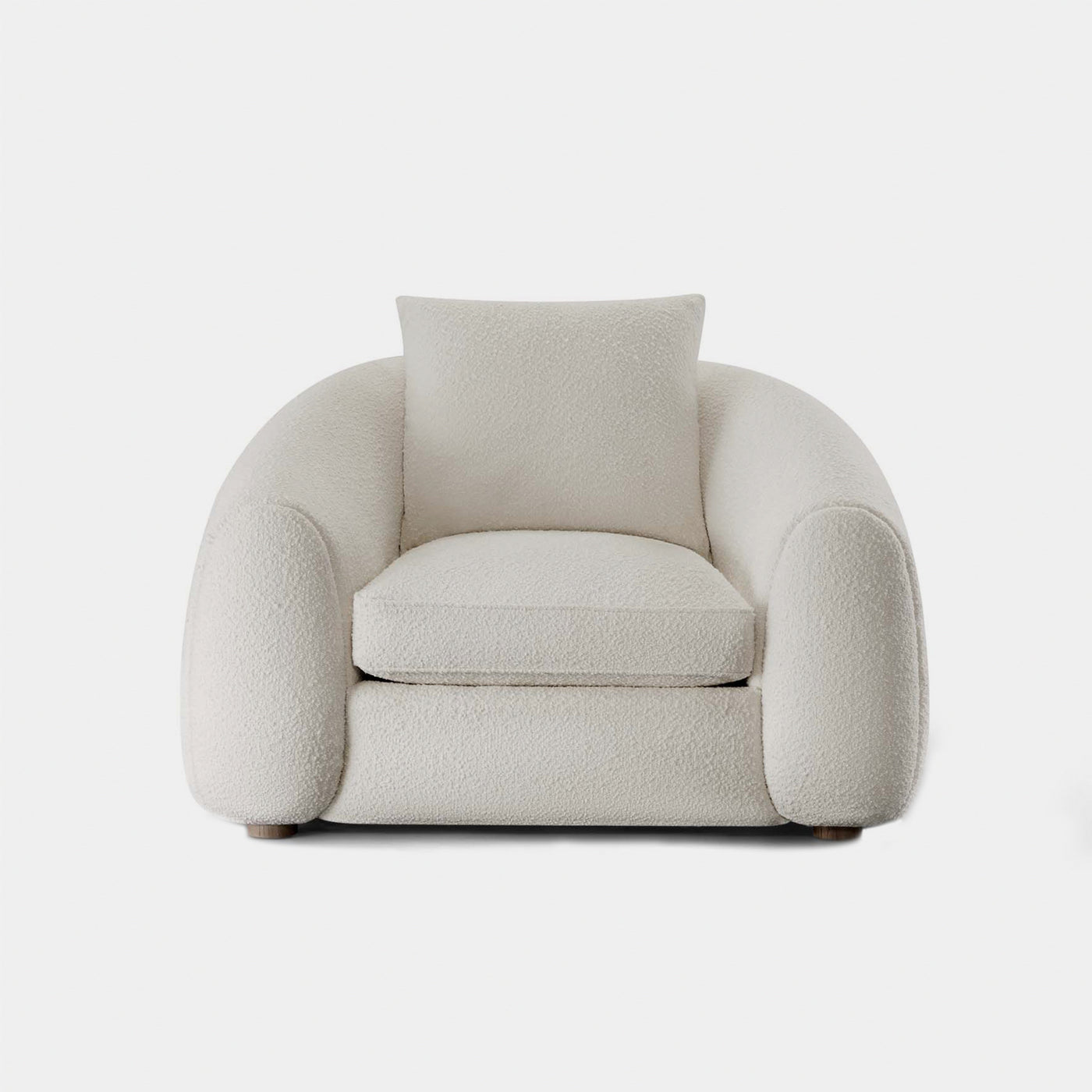 Gabriel Lounge Chair Boucle Ivory