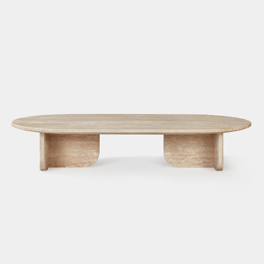 Maui oval coffee table