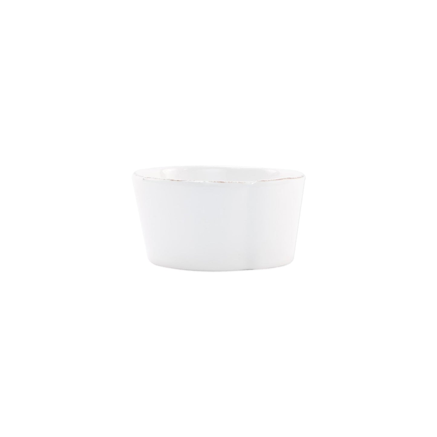 Lastra Melamine White Condiment Bowl