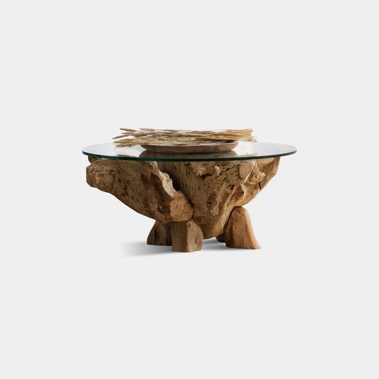 Pure Teak Root Table 800