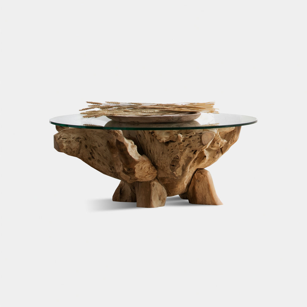 Pure Teak Root Table 1000